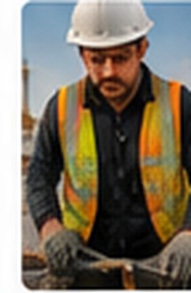 Concrete foreman overseeing a job site